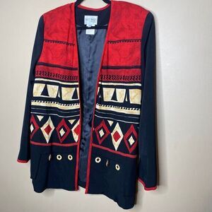 VINTAGE‎ 80s-90s Nancy Bolen for City Girl Women's Blazer Size 14